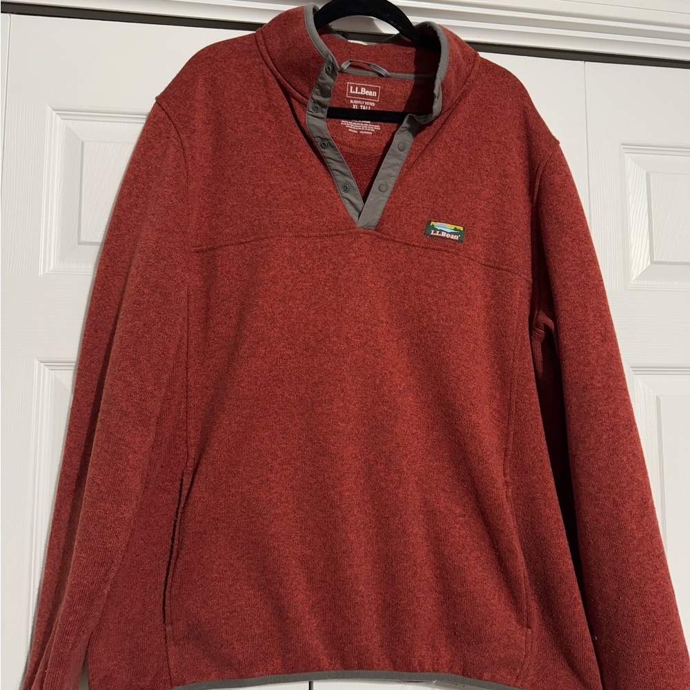 L.L. Bean Men's Rust Sweater